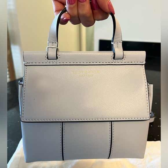 Tory Burch Block-T Mini Satchel - Picture 5 of 10